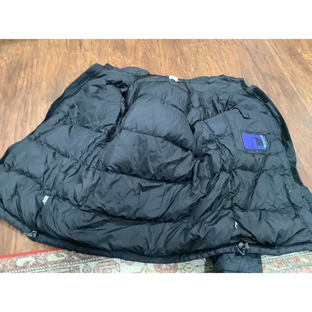 The North Face Jacket Boy's Large Black Goose Down Hyvent Hiking Windproof